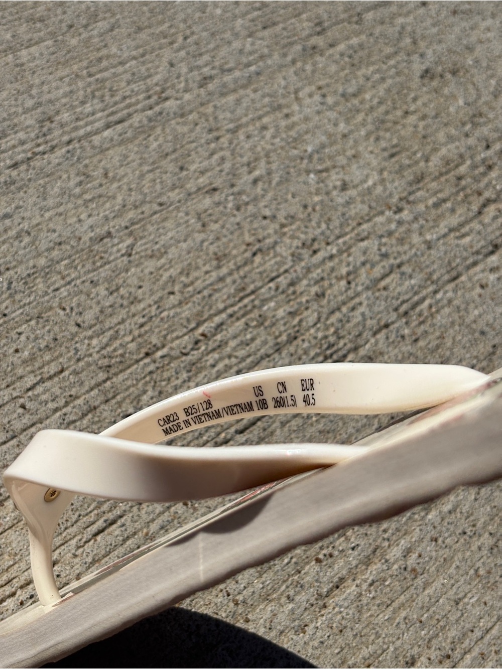 Coach Strawberry Print Cream Flip Flops - Picture 5 of 9